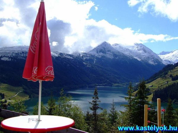 Gerlos Straße útvonalon található víztároló