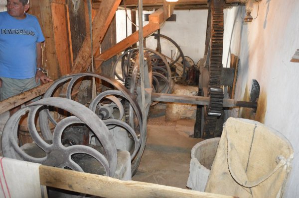 Csizmadia Vízimalom és Malomkő Fogadó (Erőátvitel, hajtás)