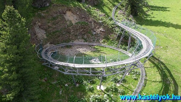 Kanyarok 360 fokban Turacherhöhle, Nocky Flitzer nyári alpesi bob pálya