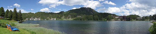 Turracherhöhe hágó - a tó